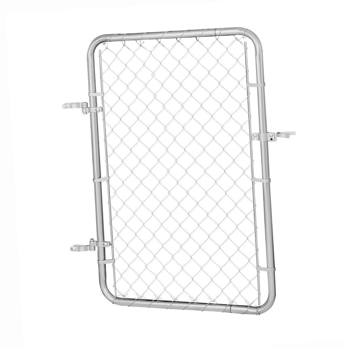 32 x 46 in Adjustable Chain Link Fence Gate, Fits 2-4 ft (W) x 4 ft (H) Openings, for Garden & Farm, Posts Not Included - view 4