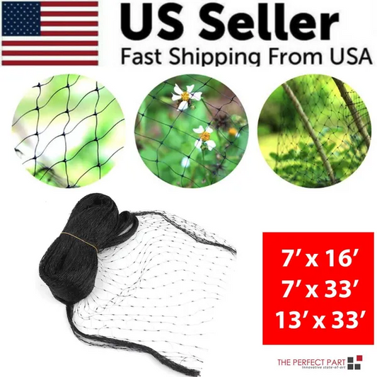 33FT Anti Bird Netting Pond Net Protection Tree Crops Plants Fruits Garden Mesh - view 2