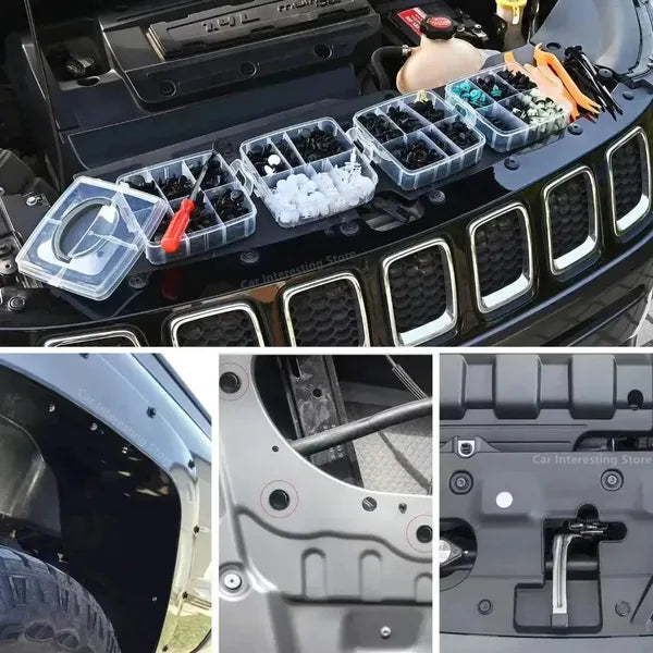 Hot-selling 680pcs Box-packed Snap-on Car Bumpers 680pcs (single Style Set Box) - view 2