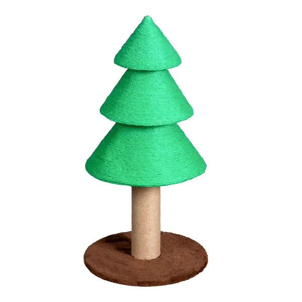 31.5in Christmas Tree Cat Scratcher, Cat Scratching Post For Indoor Cats - view 2