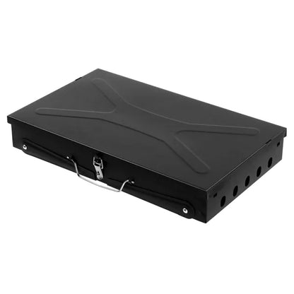 44x27x7cm Portable Square Charcoal Grill Black - view 8