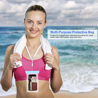 Universal IPX8 Waterproof Phone Pouch Dry Bag Case Underwater Protective High Touch Sensitive - view 5