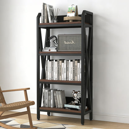 56.30'' Bakers Rack 4-Level Storage Shelves Mental And Wooden Kitchen Shelves, Kitchen Organizers And Storage - view 2
