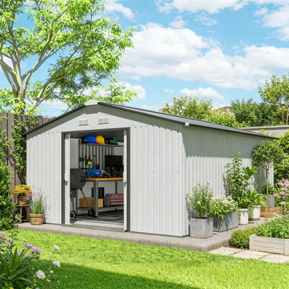 Outdoor Garden Storage Shed Tool House - view 2