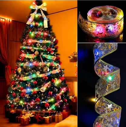 A Christmas Tree With 32 Feet Of Ribbon - view 4