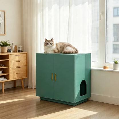 Wooden Cat Box Cabinet - view 3