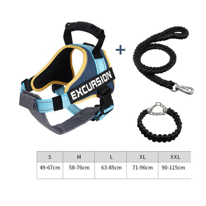 Hiker Dog Leash Vest Type Chest Harness - view 4