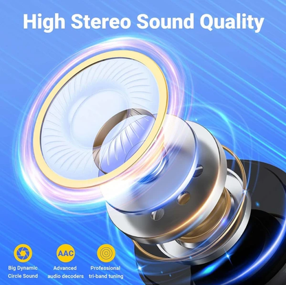 Bluetooth Earbuds Headset 5.3 Wireless Noise Cancelling TWS Trucker Waterproof - view 2