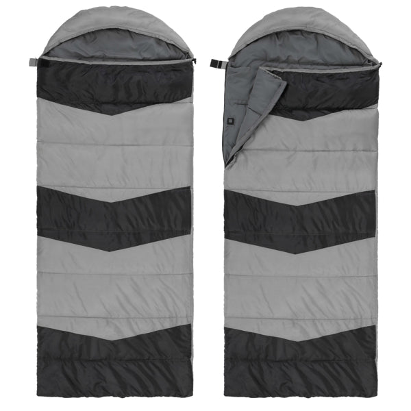 Rectangular Heated Sleeping Bag, Lightweight Sleeping Bag With Multi USB Powered Heating Pads - view 3