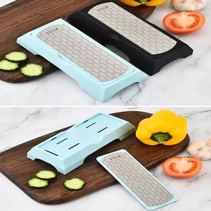 Diamond Double-sided Sharpening Stone 400#/1000# With Coarse And Fine Grit And Non-slip Base - view 3