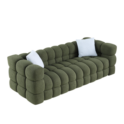 84.3 Length,35.83inch Deepth,human Body Structure For USA People, Marshmallow Sofa,boucle Sofa,3 Seater - view 8