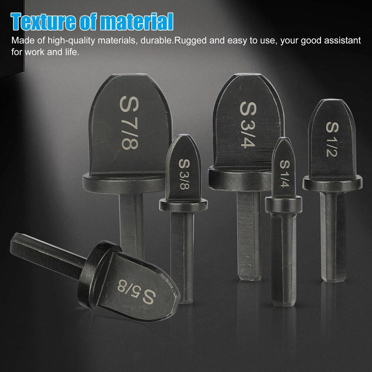 6x Swaging Tool Drill Bit Set Air Conditioner Copper Pipe Flaring Tube Expander - view 6