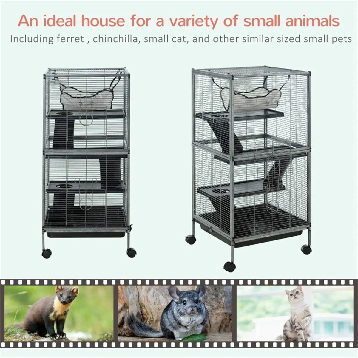 Small Animal Cage / Chinchilla Cage - view 4