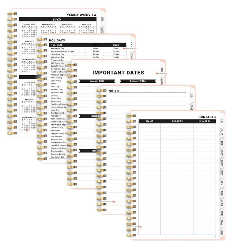A5 Planner 2026 Coil Notebook - view 5