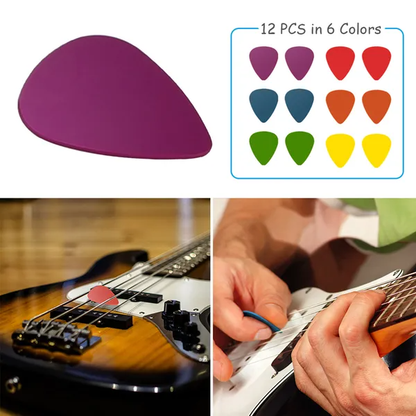Standard Acoustic Electric Plectrums Guitar Picks 12-Pack - view 3