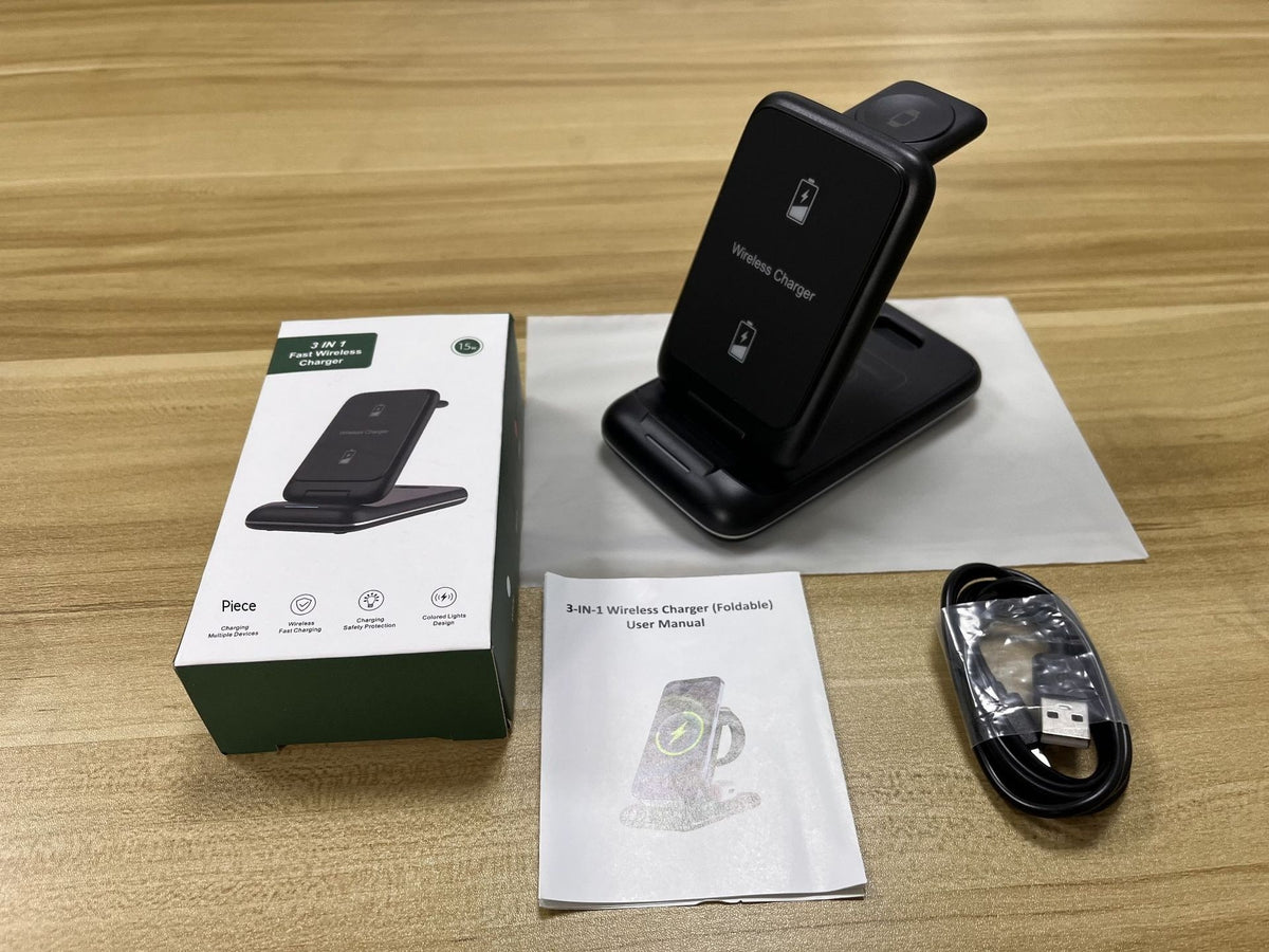 3-in-1 Wireless Charger Foldable Removable Charger - view 6