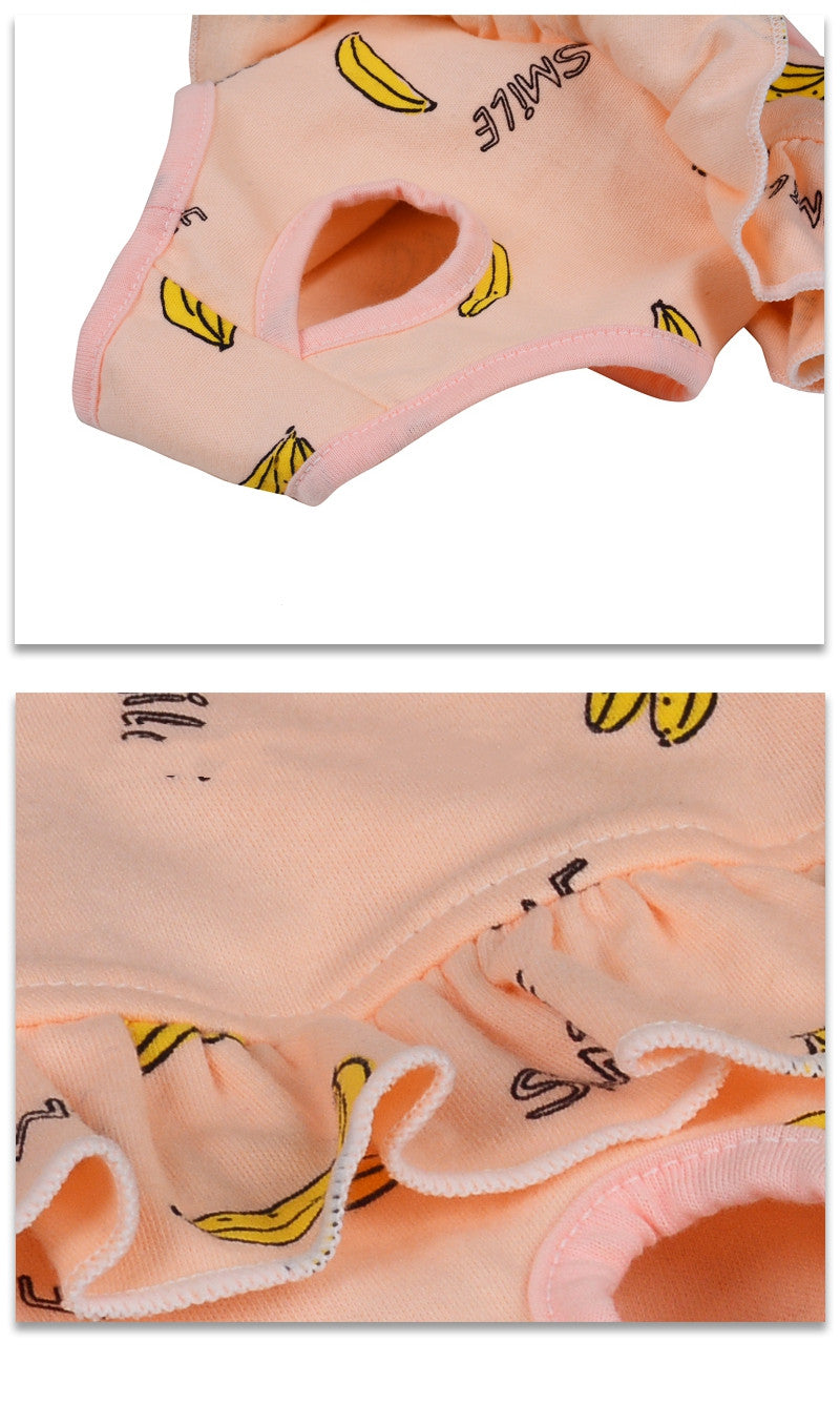 Pet Teddy Little Bitch Dog Harness Physiological Pants - view 4
