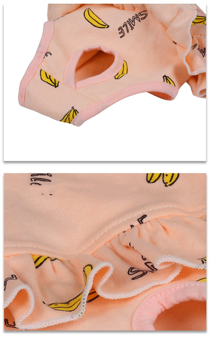 Pet Teddy Little Bitch Dog Harness Physiological Pants - view 4