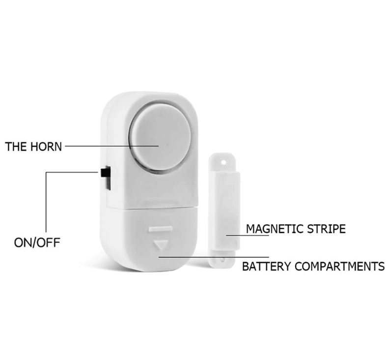 6 PCS WIRELESS Home Window Door Burglar Security ALARM System Magnetic Sensor - view 2