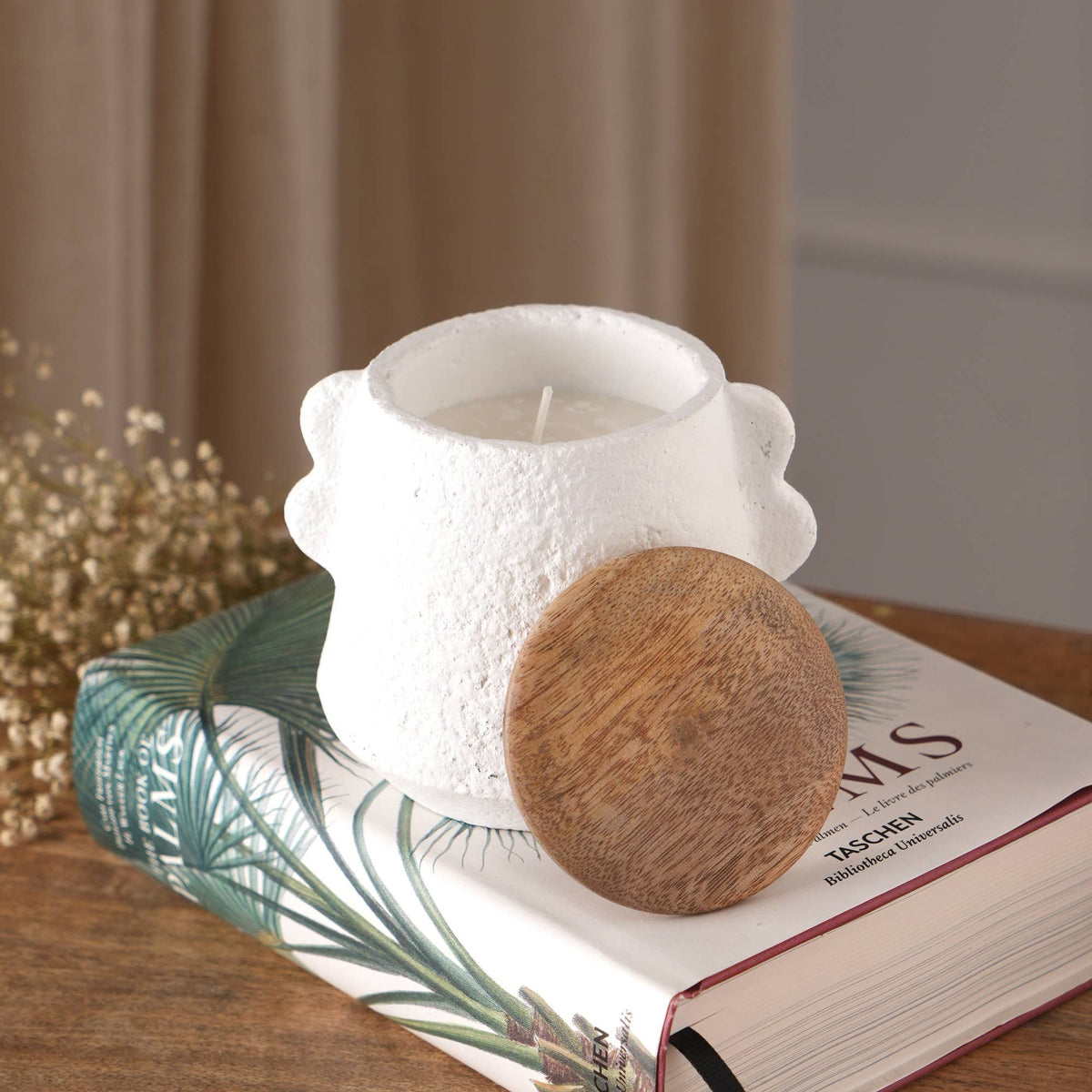 Jar Candle Ecomix Wax Fill With Wooden Lid - Mimosa 8oz