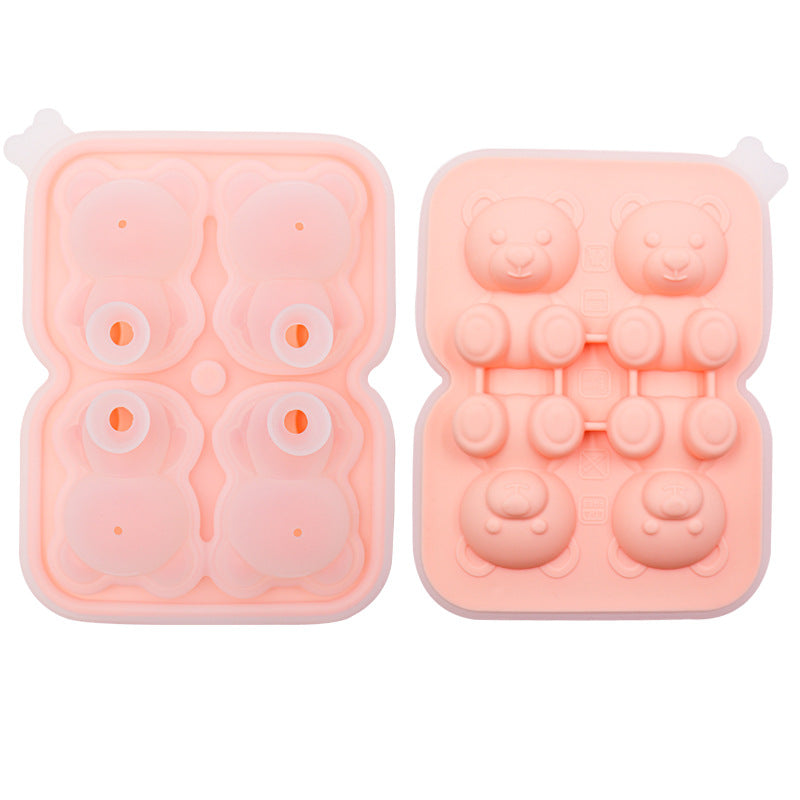 Bear Ice Cube Molded Silicone Ice Tray - view 4