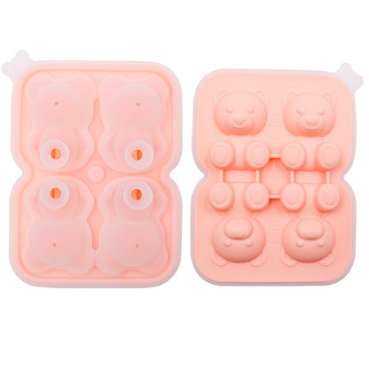 Bear Ice Cube Molded Silicone Ice Tray - view 4