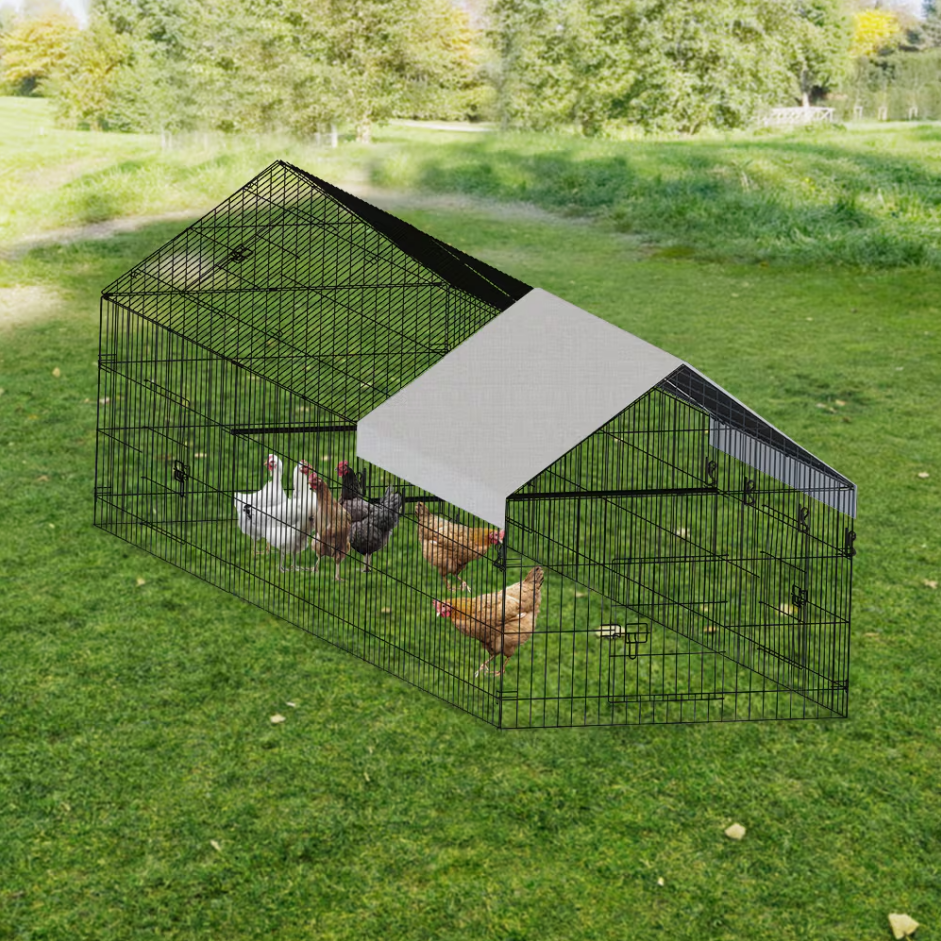 Poultry Farming Outdoor Metal Chicken Coop