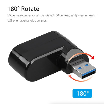 High Speed 3 Port USB 3.0 Multi HUB Splitter Expansion Desktop PC Laptop Adapter - view 9