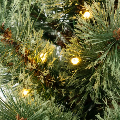 4 Feet Pre-Lit Potted Christmas Tree Pine Needles - view 8