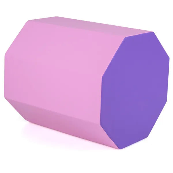 Octagon Tumbling Mat, Gymnastics Training Mat For Backbends Somersaults, Pink & Purple Artificial Leather Foam Mat - view 4