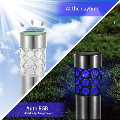 Solarek 6 Pack Outdoor Solar Light IP44 Waterproof RGB Garden Lamp Landscape Lawn Decor Light - view 2