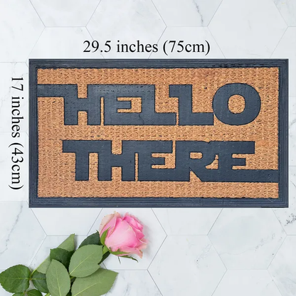 Hello There Funny Coir Doormat Hello There Welcome Front Porch Decor Doormat For The Entrance Way Outdoor - view 4