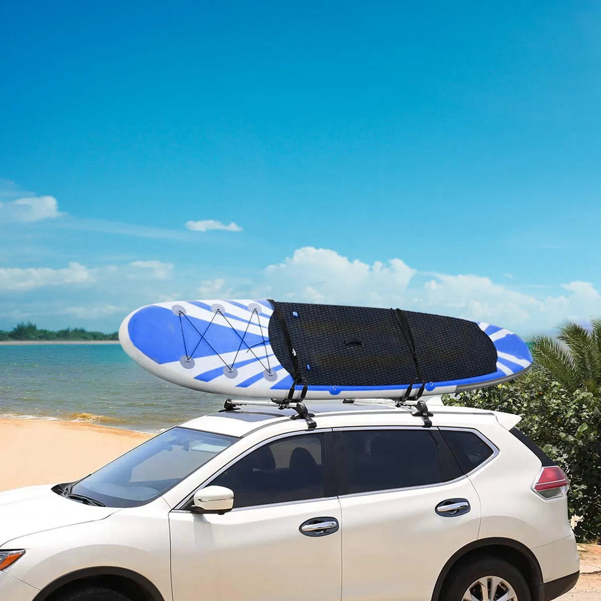 Universal Kayak Roof Rack J Bar, 1 Pairs-Bar Rack HD Kayak Carrier Canoe Boat Surf Ski Roof Top Mount Car SUV Crossbar - view 8