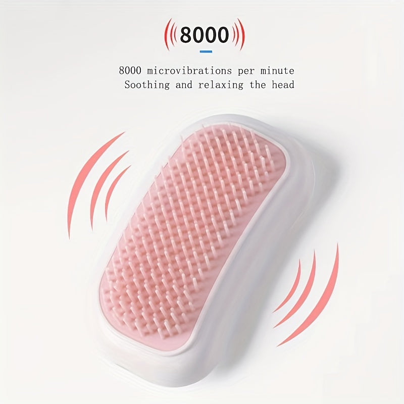 Portable Beauty Tool Scalp Comb, Electric Massage Comb, Body Relaxing High-Frequency Vibration Head Massager - view 9