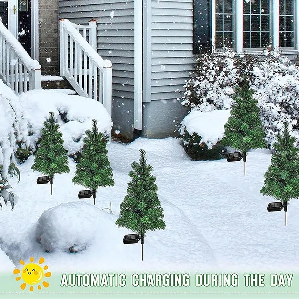Solar Christmas Pathway Lights For Outdoor Decorations,Outside Christmas Tree Stake Lights - view 5