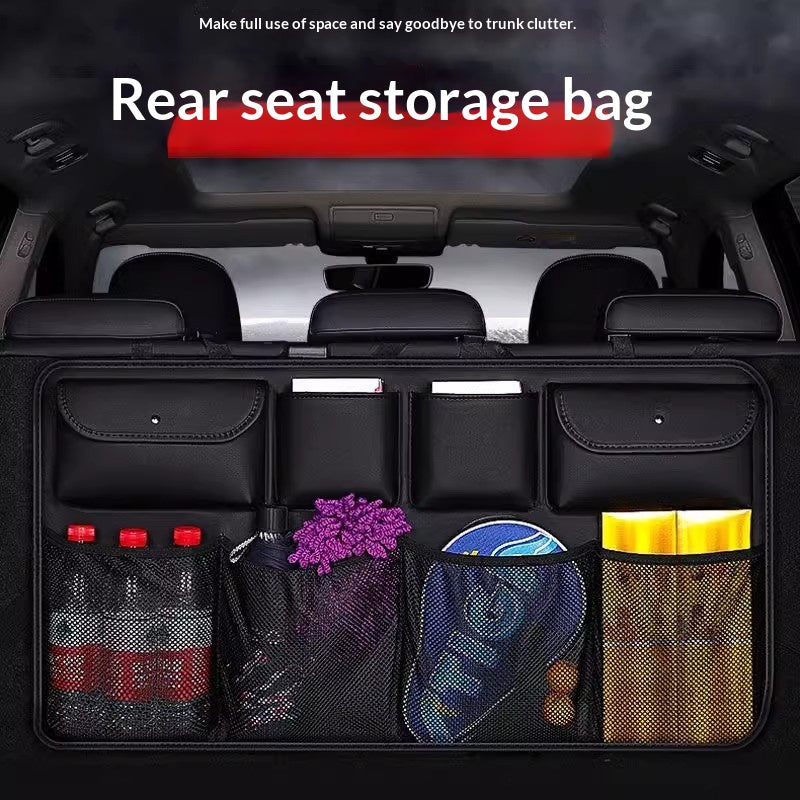 Foldable Multi-functional Backseat Organizer For Car Rear Seats