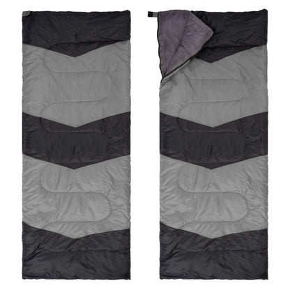 Lightweight Sleeping Bag For Backpacking, Hiking, Waterproof Compact Envelope Sleeping Bag For Cold & Warm Weather, Gray - view 3