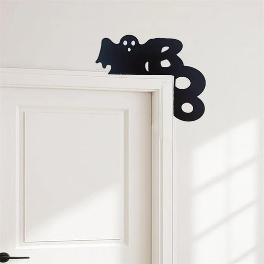 Spooky Ghost Door Hanger Halloween Door Decor Wall Art Home Decor For Bedroom Living Room