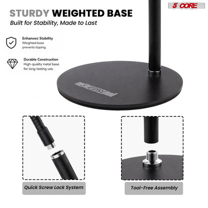 5Core Cell Phone Stand for Desk Adjustable Scissor Boom Arm Stands Tablet Cellphone - view 6