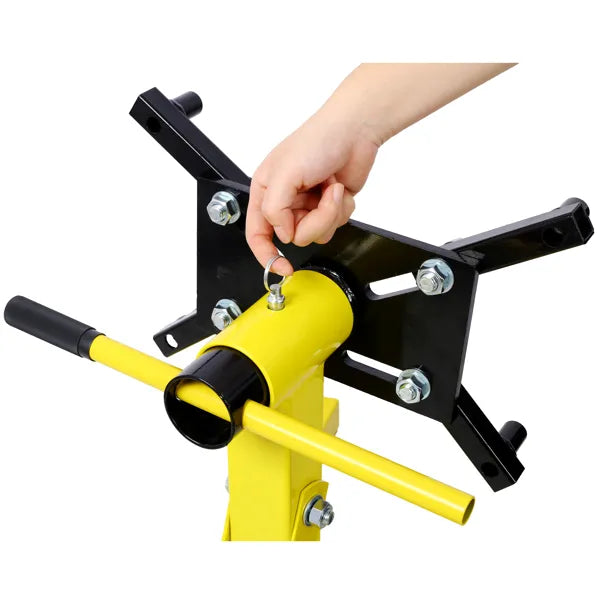 Folding Engine Stand 2000 LBS Capacity Motor Hoist 360 Degree Adjustable Mounting Head Dolly Mover Auto Repair Rebuild - view 2