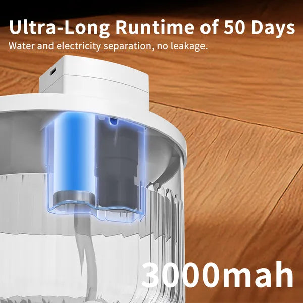 Pet Water Fountain, Large Capacity Automatic Cat Water Dispenser With No Daily Refills Needed - view 3