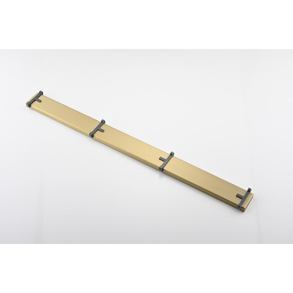 36 Inch Linear Shower Drain With 2-in-1 Flat & Tile Insert Removable Cover - view 6