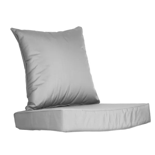 Outdoor Seat Cushion Set Waterproof Patio Furniture Cushion And Back Pillow Fade Resistant Deep Seat Set Chair Pad - view 3
