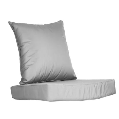 Outdoor Seat Cushion Set Waterproof Patio Furniture Cushion And Back Pillow Fade Resistant Deep Seat Set Chair Pad - view 3