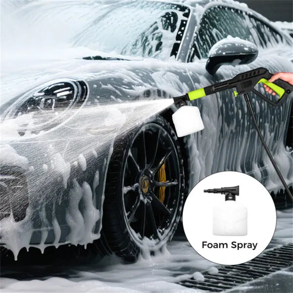 Green Black 2300 PSI Electric Pressure Washer With 4 Quick-Connect Nozzles & Soap Bottle - view 5