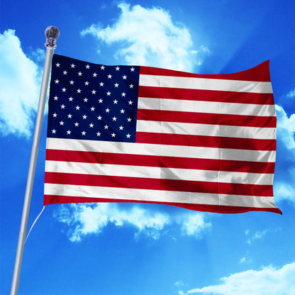 4X6FT Polyester American Flag 120cmX180cm USA Flag Outdoor Yard Decor Stars Brass Grommets - view 6