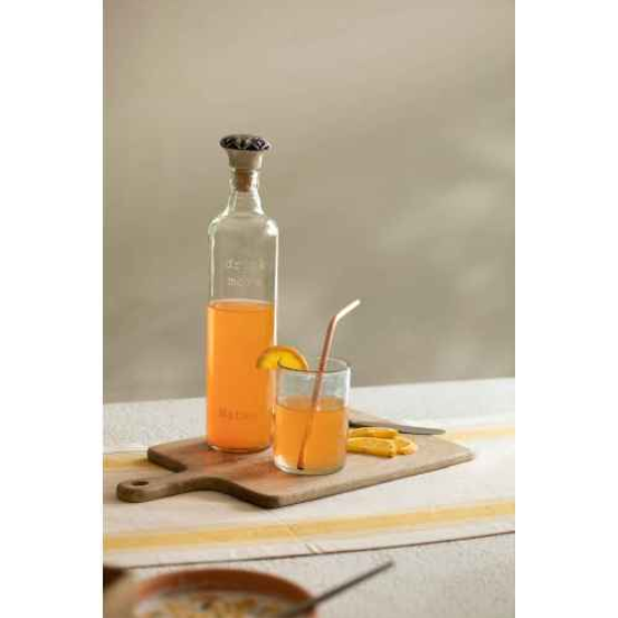 Drink More Glass Water Bottle With Ceramic Stopper - 750ML - view 6