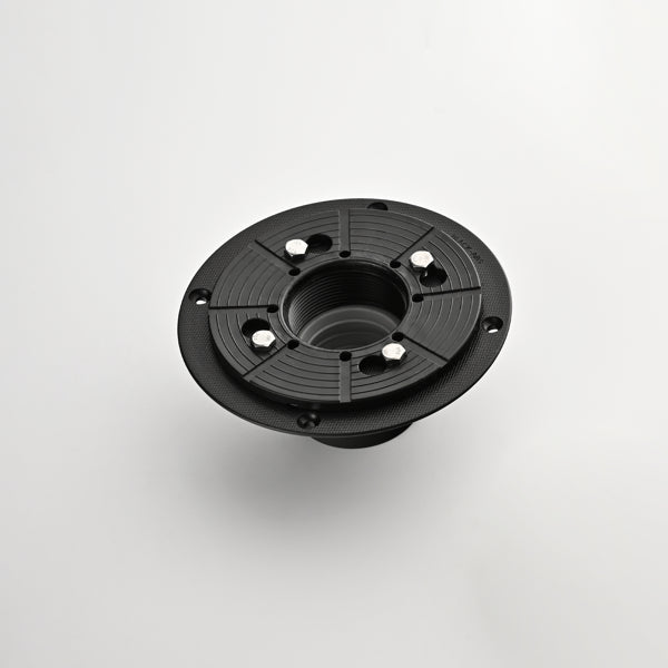 6 Inch Square Shower Drain With Removable Square Patterned Grate, 304 Stainless Steel With Flange And Hair Strainer - view 4