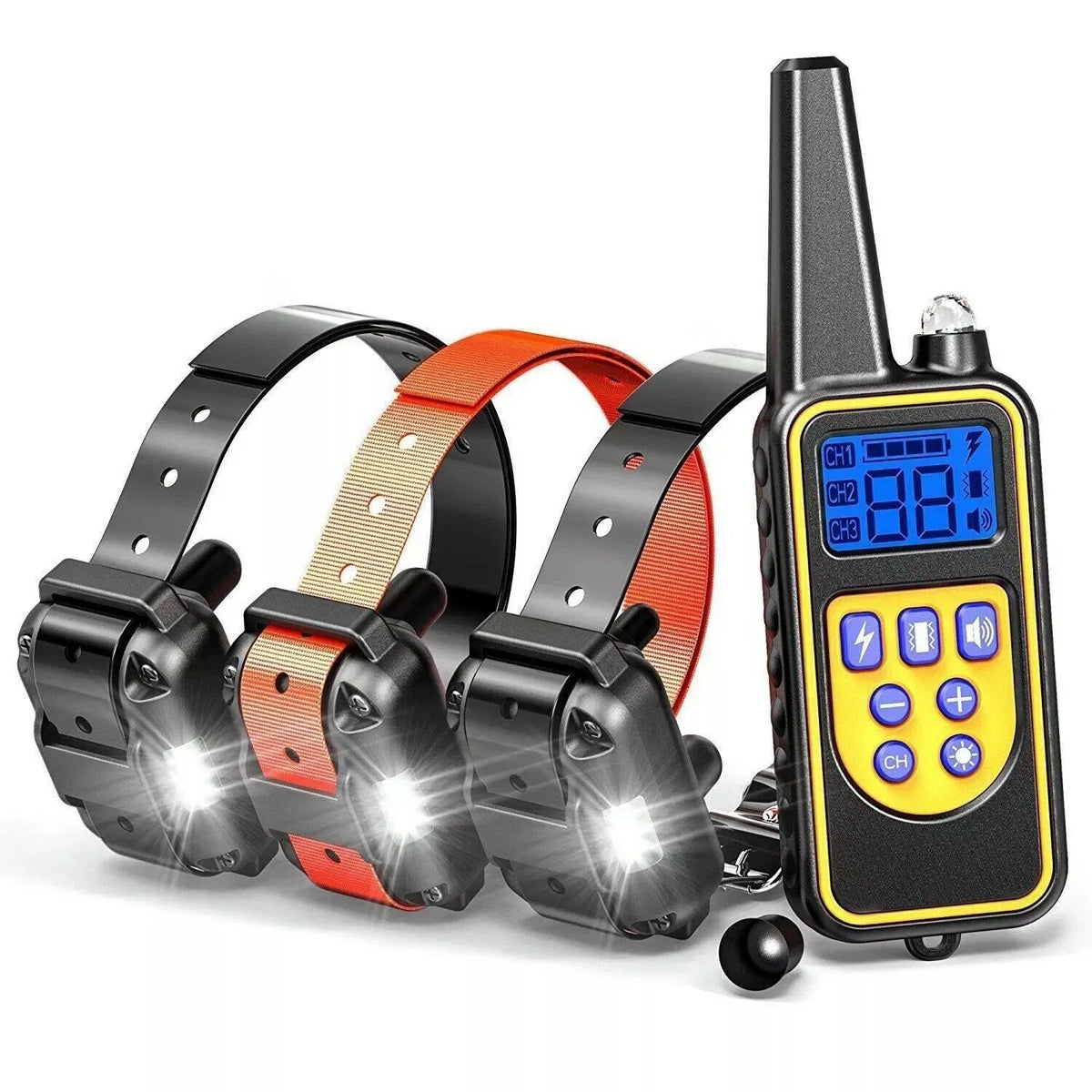 3000 FT Dog Training US Collar Rechargeable Remote Shock PET Waterproof Trainer - view 4