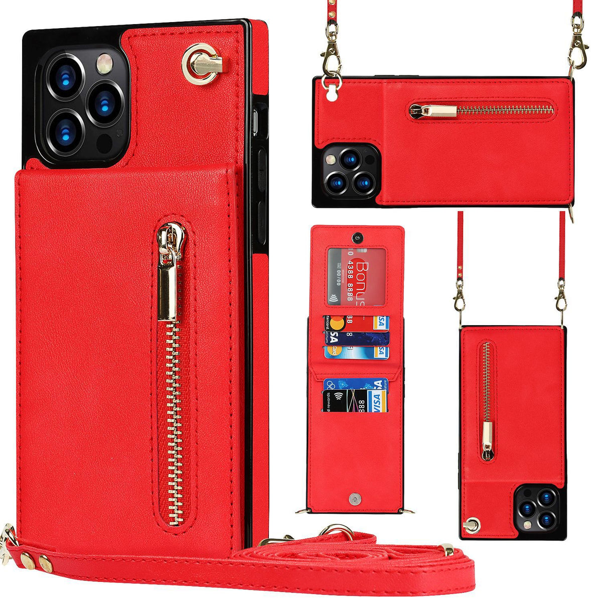 Zipper Phone Case Phone Case Crossbody - view 6